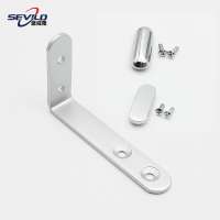 Zinc Alloy Metal Furniture Accessories Modesty Corner Shelf Bracket For Workstation Desk Partition