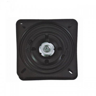 powder painting square turning bearing swivel plate black color chair base bearing swivel plate