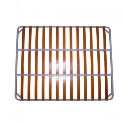 Full Size Strong Support Painted Steel hot sale Wood Slats cheap metal Bed Frame