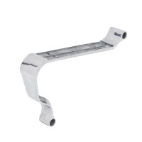 China high quality polished metal furniture hardware parts aluminum office chair adjustable armrest