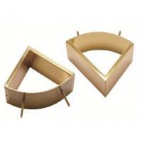 Wholesale zinc alloy sofa accessory golden furniture buckle parts for bed headboard