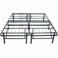 Platform easy to assemble foldable metal bed King size