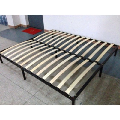 High quality 4 legs wooden slat bed frame cheap slat bed frame